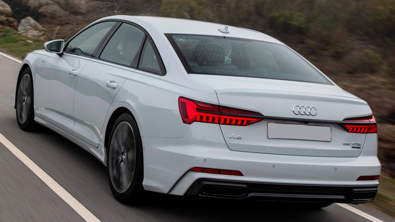 Фото боковая линия audi A6