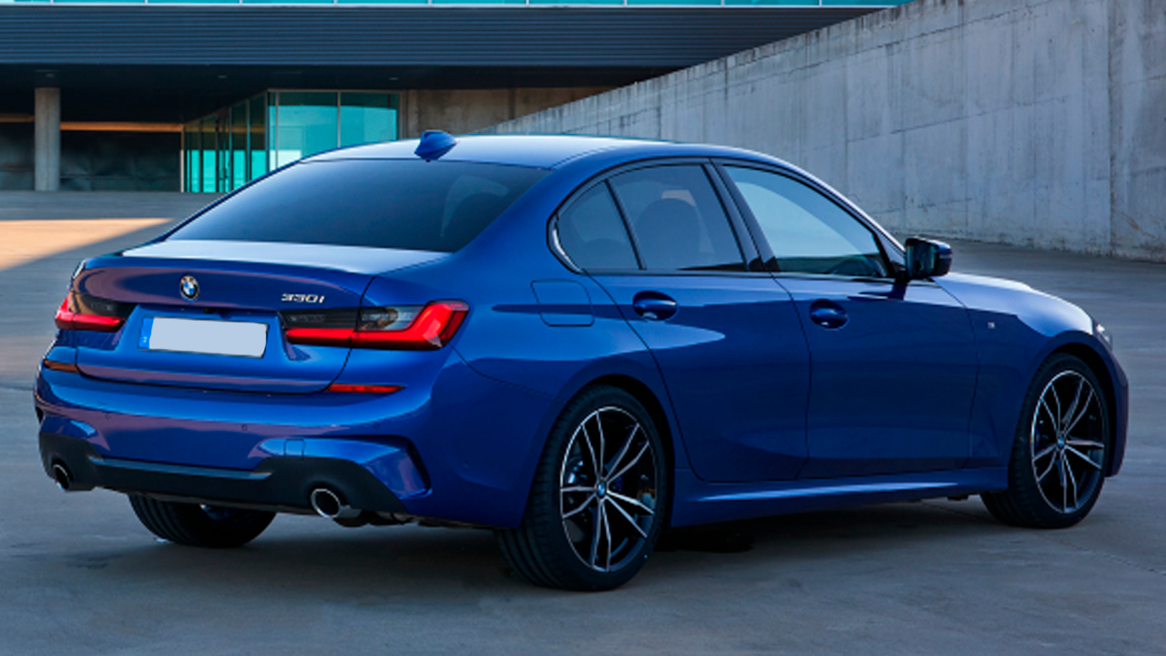 Фото Задний вид bmw 3 серии