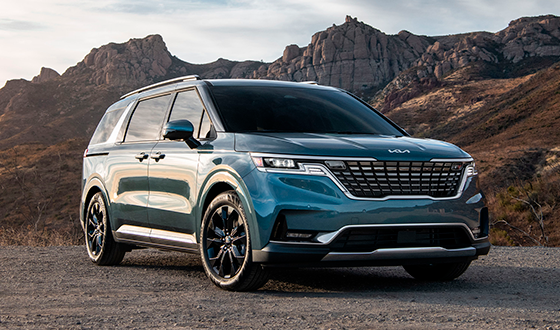 Фото Футуристический kia Carnival