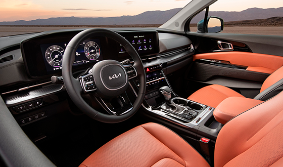 Фото Свободная конфигурация кресел kia Carnival