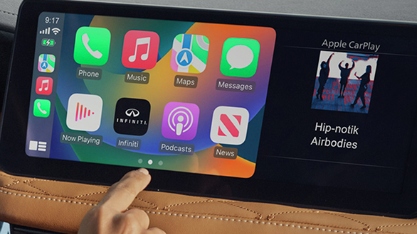 Фото  Центральный сенсорный дисплей infiniti QX60